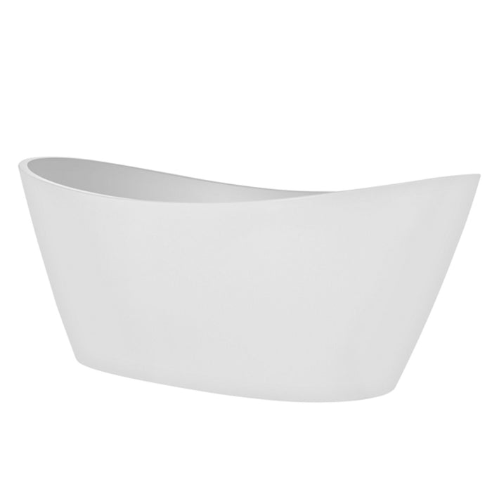 Empava 67" Freestanding Soaking Tub with Center Drain EMPV-67FT1518