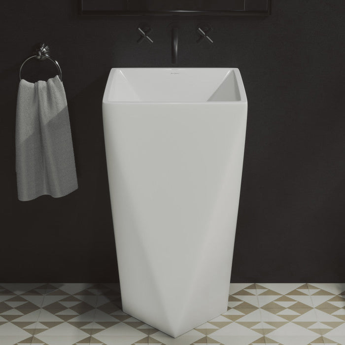 Swiss Madison Brusque One-Piece Pedestal Sink