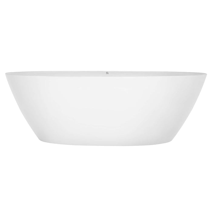 Empava 71" Freestanding Soaking Tub with Center Drain EMPV-71FT1503