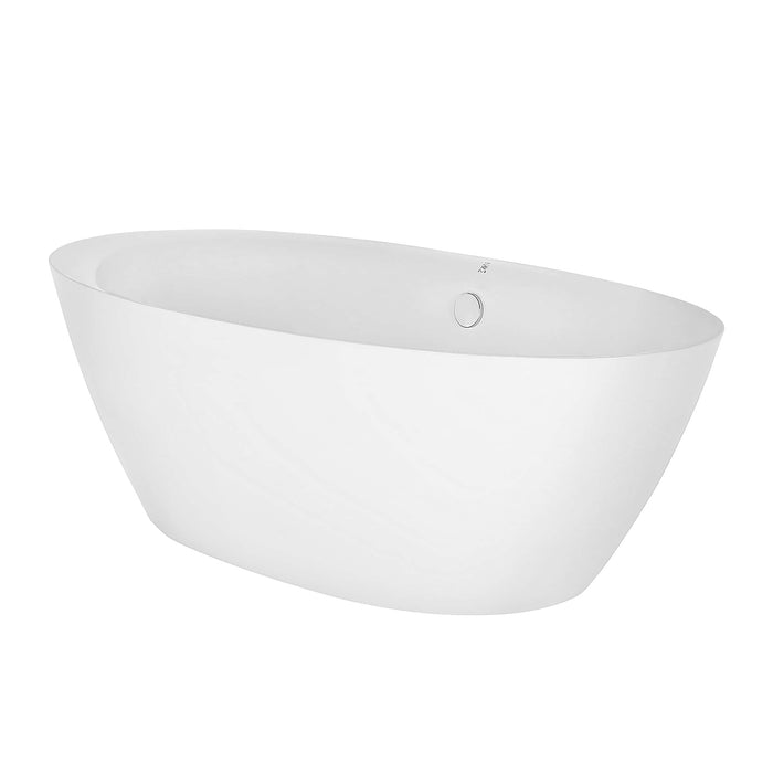 Empava 71" Freestanding Soaking Tub with Center Drain EMPV-71FT1503