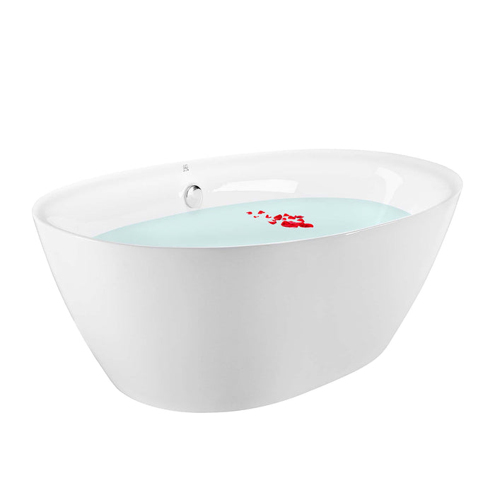 Empava 71" Freestanding Soaking Tub with Center Drain EMPV-71FT1503