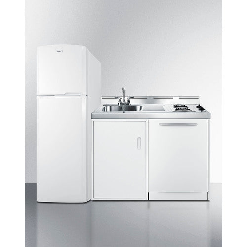 Summit 71" Wide All-In-One Kitchenette with Dishwasher ACKDW72