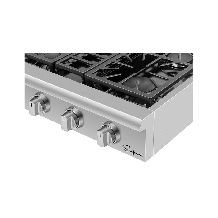 Empava Pro-style 30 in. Slide-in Gas Cooktop EMPV-30GC30