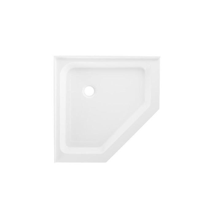 Swiss Madison Voltaire 36" x 36" Acrylic White, Single-Threshold, Center Drain, Neo-angle Shower Base