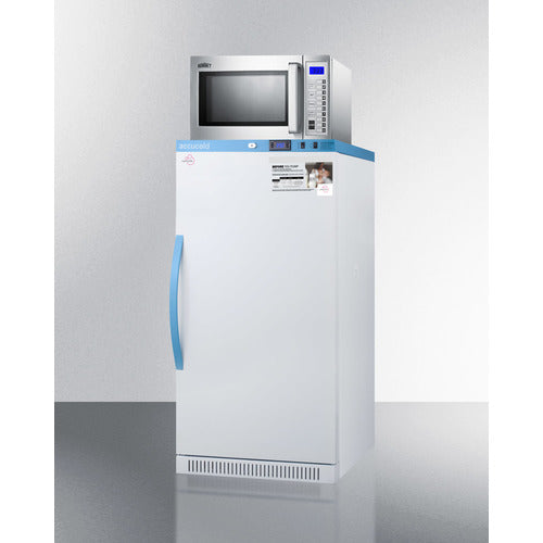 Summit 8 cu.ft. MOMCUBE Breast Milk Refrigerator/Microwave Combination MLRS8MCLK-SCM1000SS