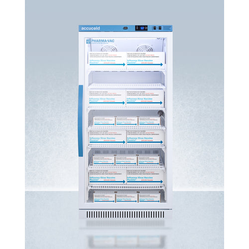 Summit 8 Cu.Ft. Upright Vaccine Refrigerator, Certified to NSF/ANSI 456 Vaccine Storage Standard ARG8PV456