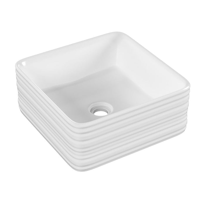 Swiss Madison Adour 14'' Vessel Sink in White