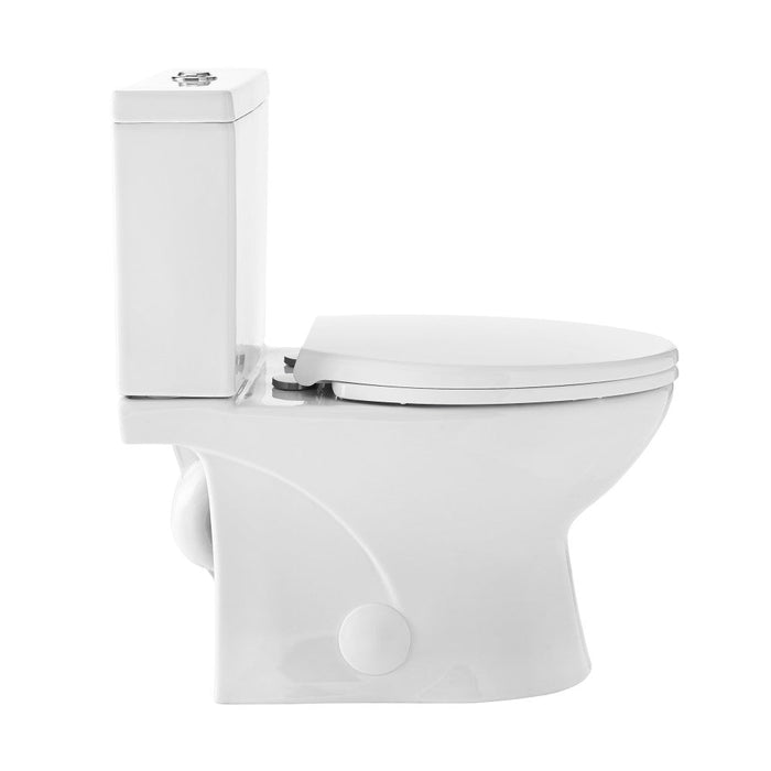 Swiss Madison Cache Two-Piece Elongated Toilet Dual-Flush 1.1/1.6 gpf