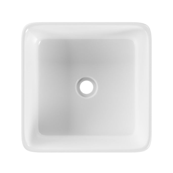 Swiss Madison Adour 14'' Vessel Sink in White