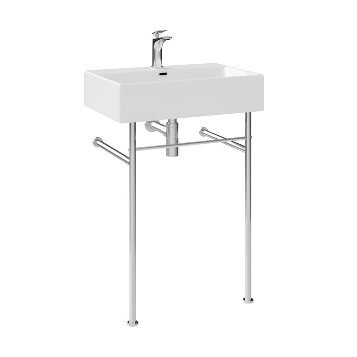 Swiss Madison Swiss Madison Well Made Forever SM-SK711-10C - Claire 24 Ceramic Console Sink Bundle