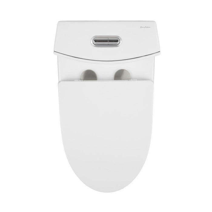 Swiss Madison St. Tropez One-Piece Elongated Toilet, 14" Rough-In 1.1/1.6 gpf