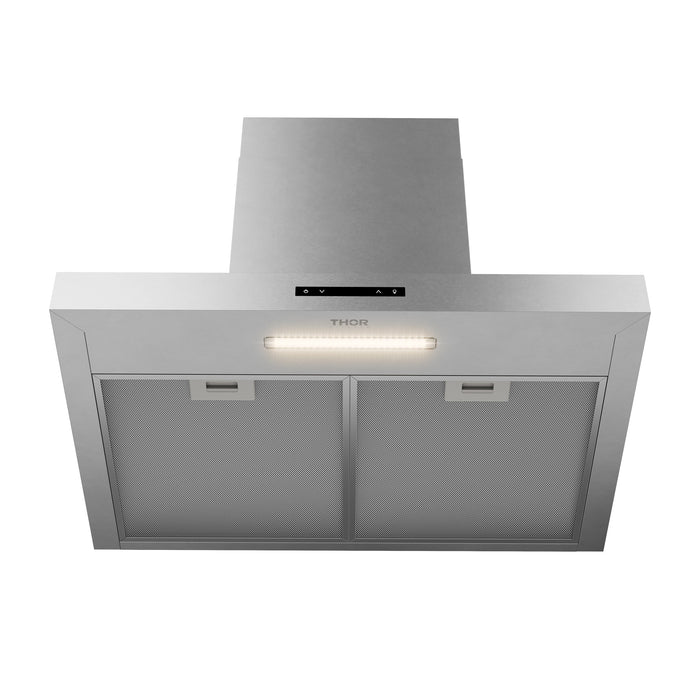 Thor Kitchen 30" Contemporary T-Shape Wall Mount Range Hood in Stainless Steel, ARH30T