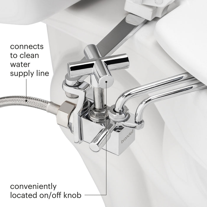 Brondell Side-Mounted Bidet With Adjustable Spray Wand SMB-15