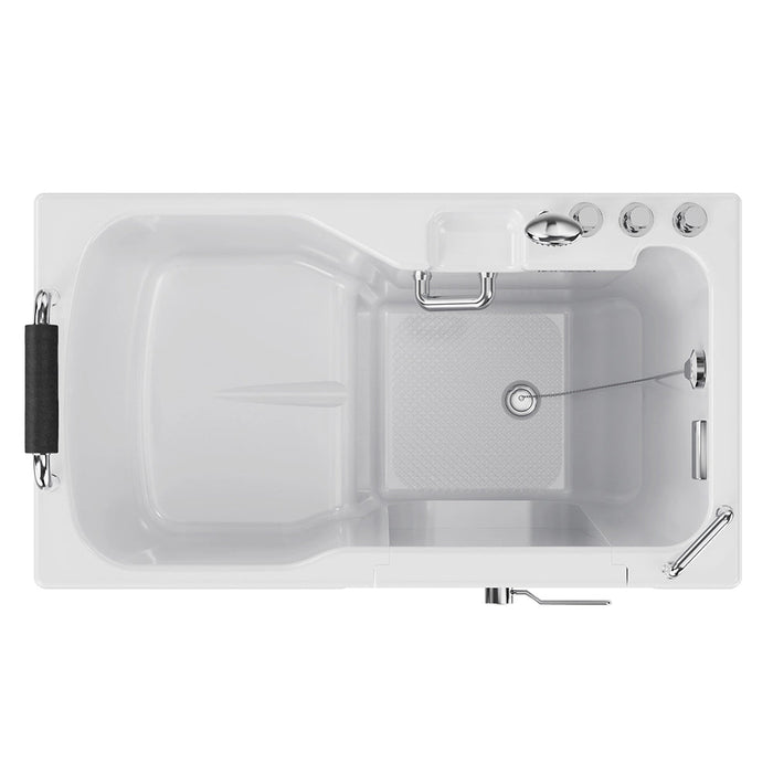 Empava 54" Freestanding Walk-in Whirlpool Bathtub with Right Drain EMPV-54WIT09