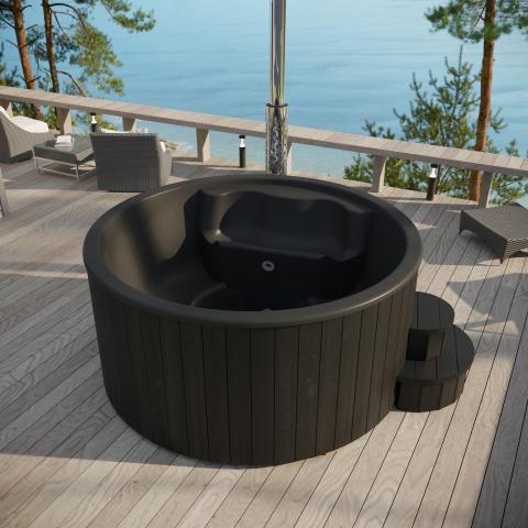 SaunaLife Model S4B Wood-Fired Hot Tub  SL-MODELS4