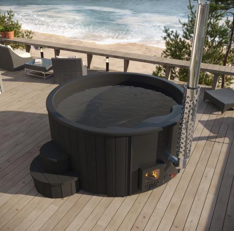 SaunaLife Model S4B Wood-Fired Hot Tub  SL-MODELS4