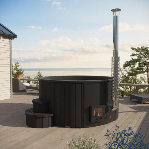 SaunaLife Model S4B Wood-Fired Hot Tub  SL-MODELS4