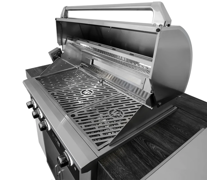 Wildfire THE RANCH PRO 30" GAS GRILL BLACK 304 SS WF-PRO30G-RH-LP