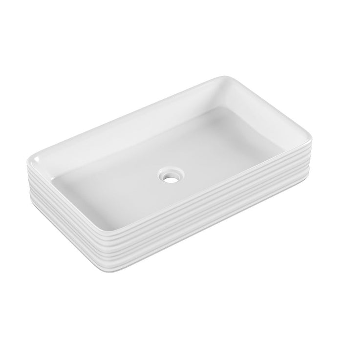 Swiss Madison Adour 25'' Vessel Sink in White