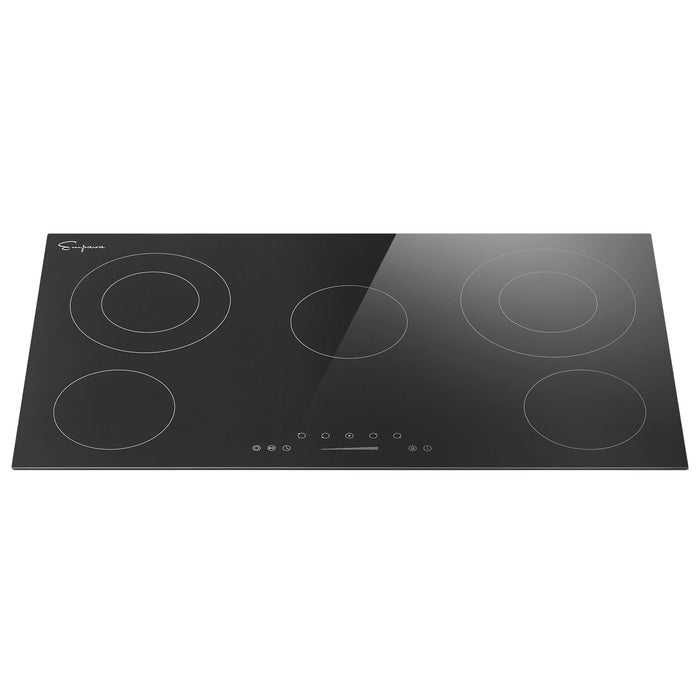 Empava 36 Inch Black Electric Radiant Cooktop EMPV-36REC14