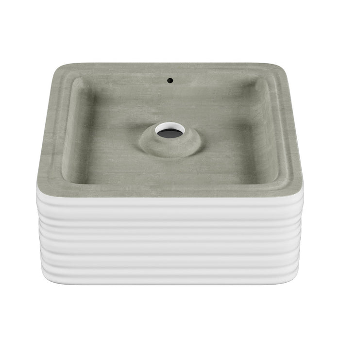 Swiss Madison Adour 14'' Vessel Sink in White - SM-VS340