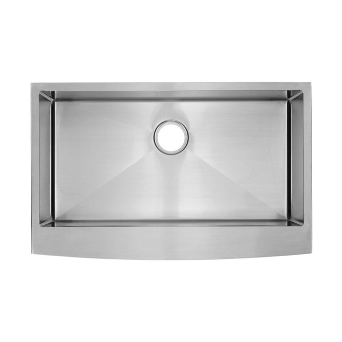 Swiss Madison Rivage 33 x 21 Stainless Steel, Single Basin, Farmhouse Kitchen Sink with Apron