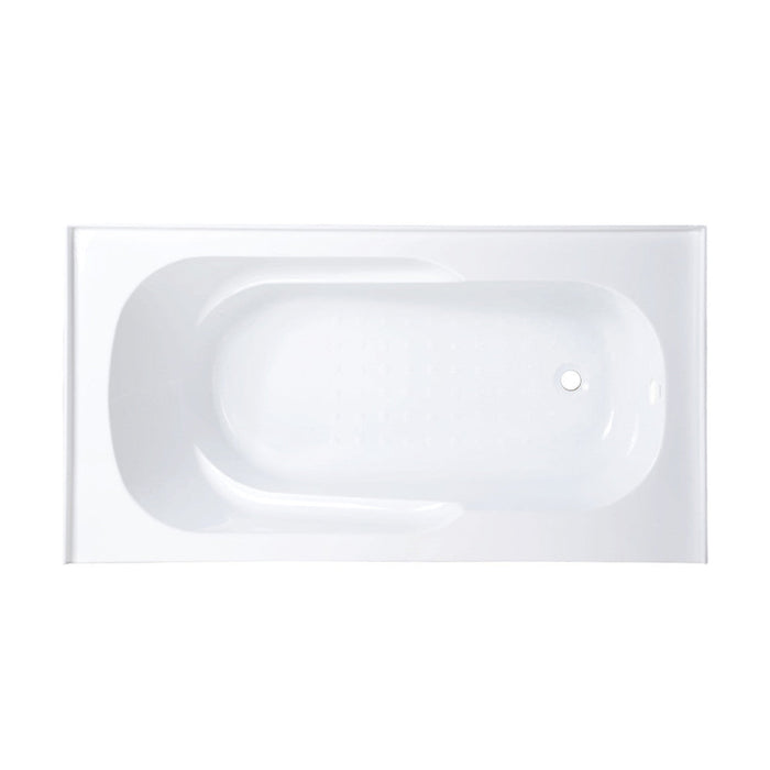 Swiss Madison Ivy 60" x 30" Right-Hand Drain Alcove Bathtub with Apron - SM-AB546