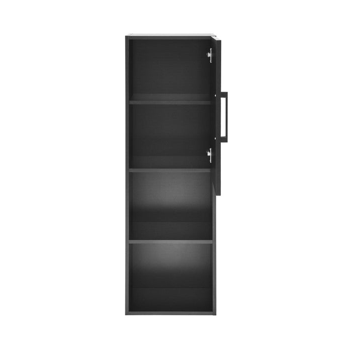 Swiss Madison Annecy 15" W x 46" H x 12" D  Linen Cabinet in Phantom Black - SM-BC100