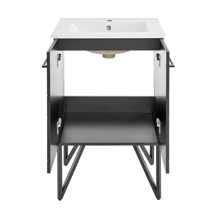 Swiss Madison Annecy 24" Bathroom Vanity in Phantom Black - SM-BV251B