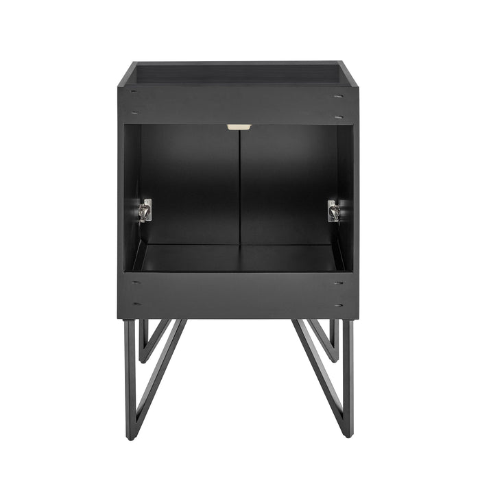 Swiss Madison Annecy 24 Phantom Black Bathroom Vanity Cabinet Only (SM-BV251B) - SM-BV251B-C