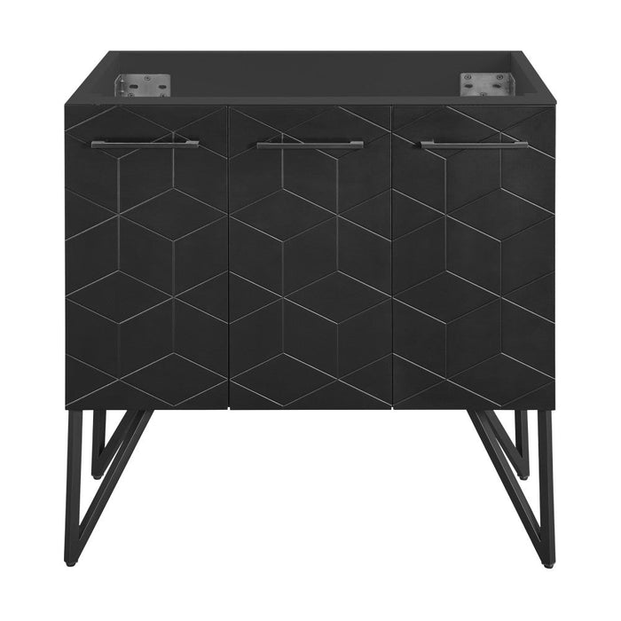 Swiss Madison Annecy 36" Bathroom Vanity in Phantom Black - Cabinet Only - SM-BV261B-C