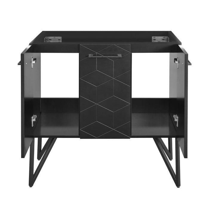 Swiss Madison Annecy 36" Bathroom Vanity in Phantom Black - Cabinet Only - SM-BV261B-C