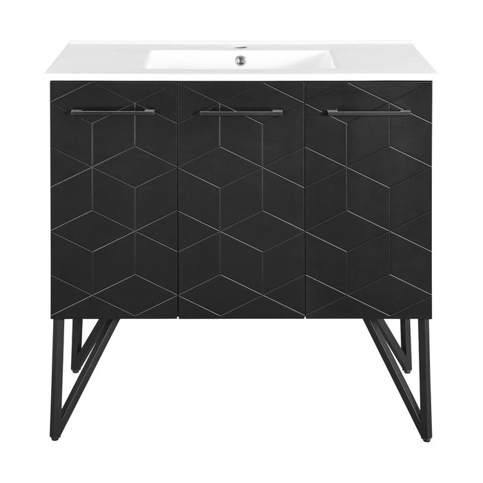 Swiss Madison Annecy 36" Bathroom Vanity in Phantom Black - SM-BV261B