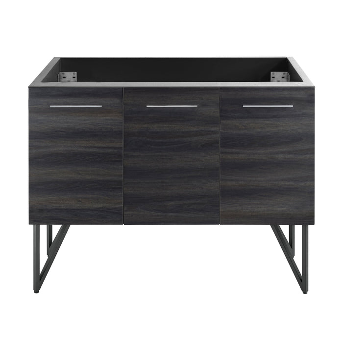 Swiss Madison Annecy 48 Black Walnut Bathroom Vanity Cabinet Only (SM-BV224) - SM-BV224-C