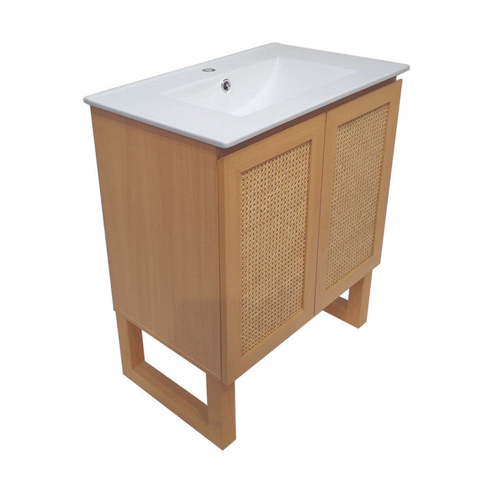 Swiss Madison Arles 30" Single, Bathroom Vanity in Honey - SM-BV810