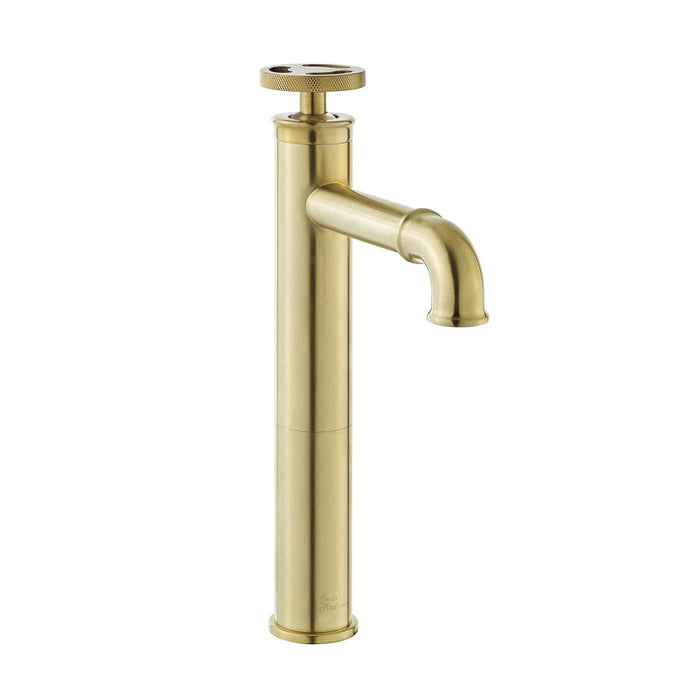 Swiss Madison Avallon Single Hole, Single-Handle Wheel, High Arc Bathroom Faucet in Brushed Gold - SM-BF81BG