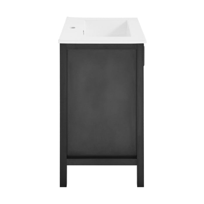 Swiss Madison Avallon 24" Bathroom Vanity in Matte Black - SM-BV280MB