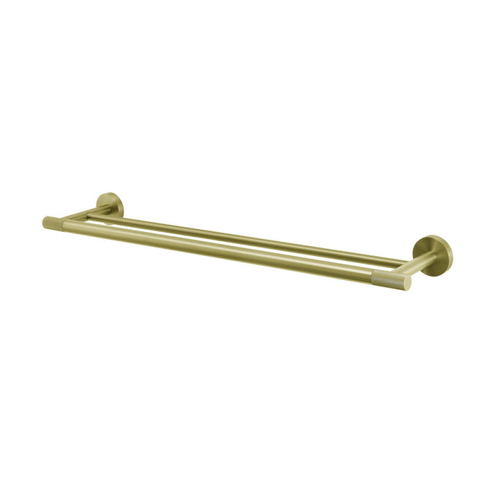 Swiss Madison Avallon 24" Double Towel Bar in Brushed Gold - SM-DTB00BG