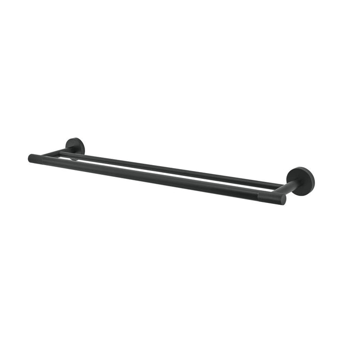 Swiss Madison Avallon 24" Double Towel Bar in Matte Black - SM-DTB00MB