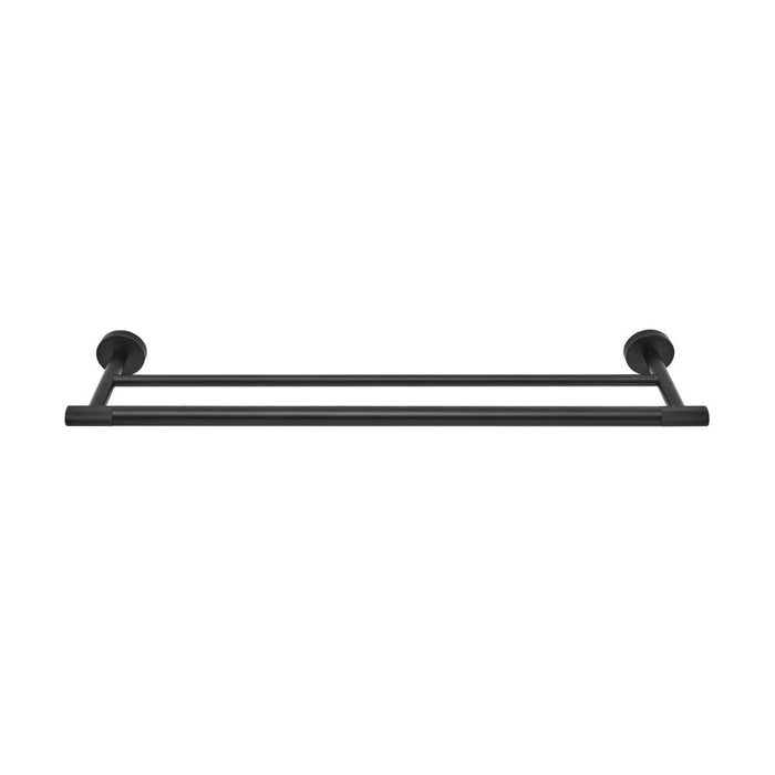 Swiss Madison Avallon 24" Double Towel Bar in Matte Black - SM-DTB00MB