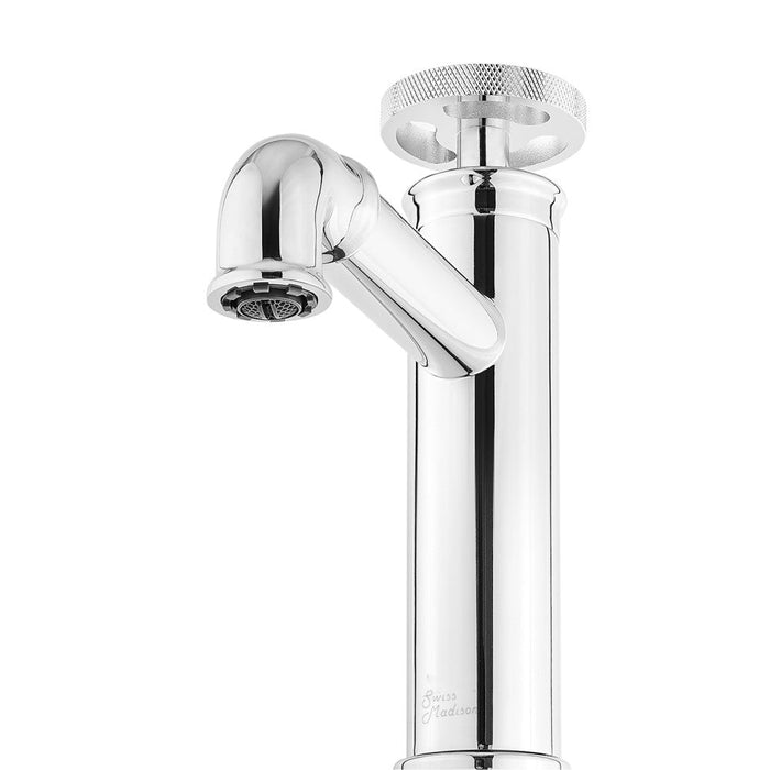 Swiss Madison Avallon Single Hole, Single-Handle Wheel, Bathroom Faucet in Chrome - SM-BF80C