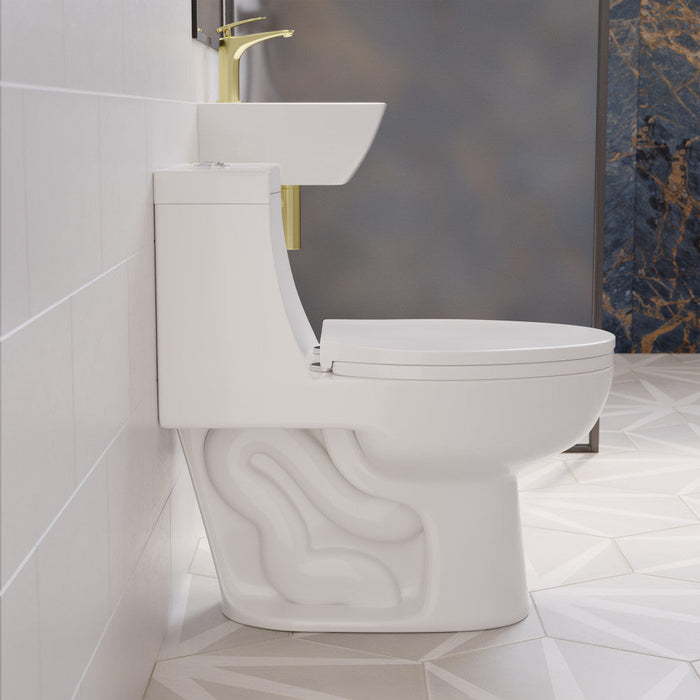 Swiss Madison Avallon One-Piece Elongated Dual Flush-Toilet 1.1/1.6 gpf - SM-1T122