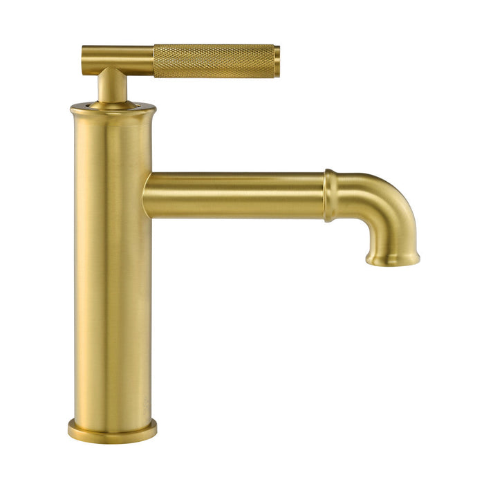 Swiss Madison Avallon Single Hole, Single-Handle Sleek, Bathroom Faucet in Brushed Gold - SM-BF90BG