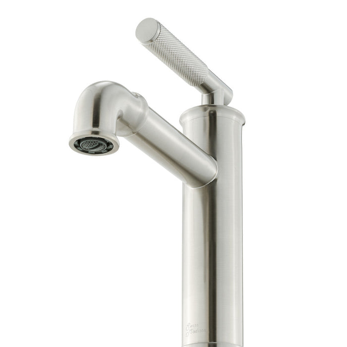 Swiss Madison Avallon Single Hole, Single-Handle Sleek, Bathroom Faucet in Brushed Nickel - SM-BF90BN