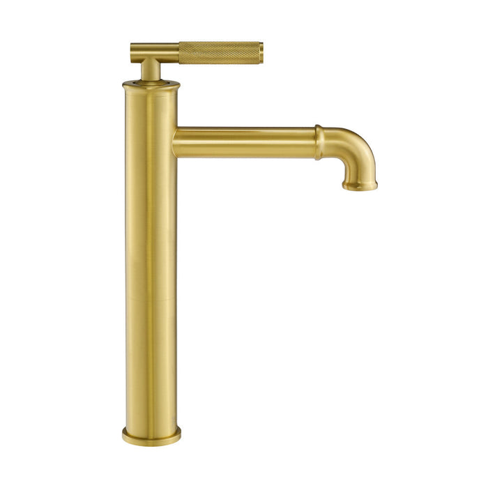 Swiss Madison Avallon Single Hole, Single-Handle Sleek, High Arc Bathroom Faucet in Brushed Gold - SM-BF91BG