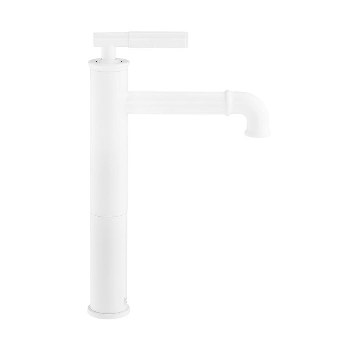 Swiss Madison Avallon Single Hole, Single-Handle Sleek, High Arc Bathroom Faucet in Matte White - SM-BF91MW