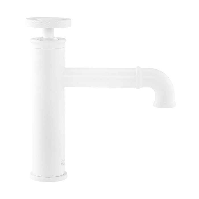 Swiss Madison Avallon Single Hole, Single-Handle Wheel, Bathroom Faucet in Matte White - SM-BF80MW