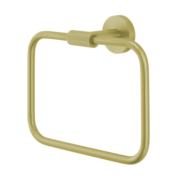 Swiss Madison Avallon Towel Ring in Brushed Gold - SM-TR00BG