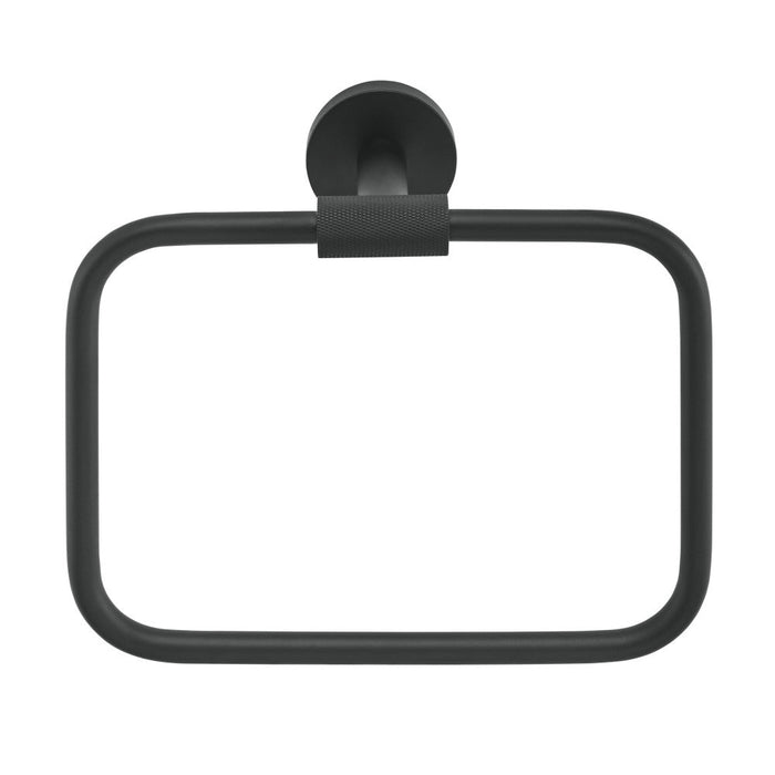 Swiss Madison Avallon Towel Ring in Matte Black - SM-TR00MB