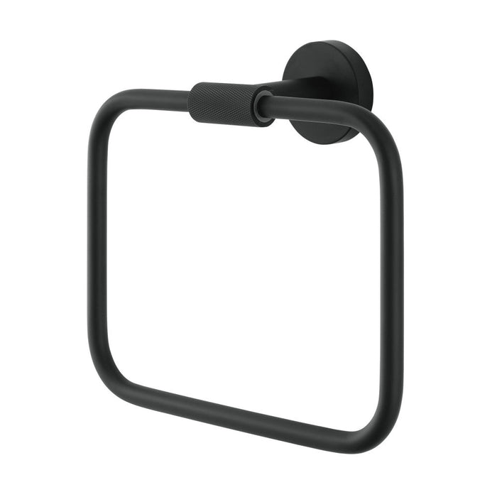 Swiss Madison Avallon Towel Ring in Matte Black - SM-TR00MB